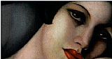 The Knight's Dream Paintings - The dream cropped by Tamara de Lempicka
